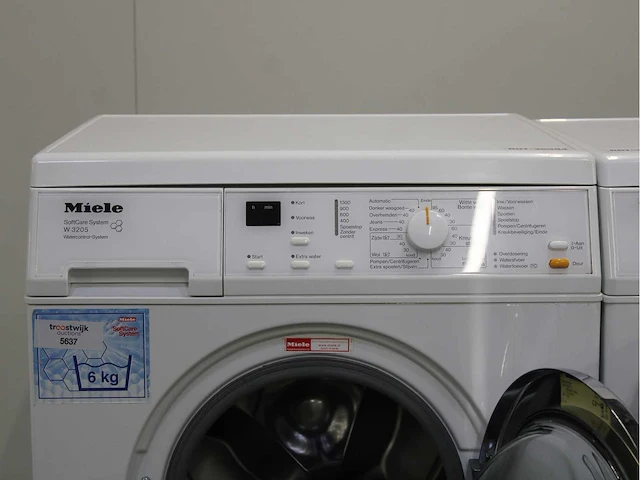 Miele w 3205 softcare system wasmachine & miele t 8403 c softcare system wasdroger - afbeelding 3 van  8