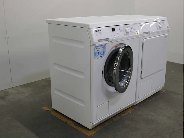 Miele w 3205 softcare system wasmachine & miele t 8403 c softcare system wasdroger - afbeelding 4 van  8