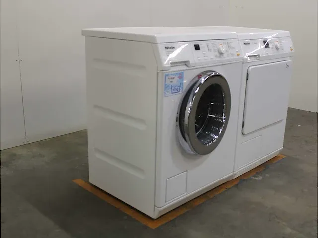 Miele w 3205 softcare system wasmachine & miele t classic droger - afbeelding 4 van  8