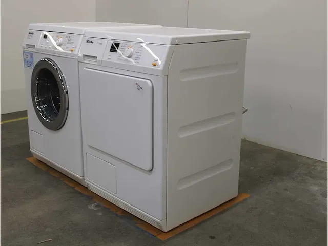 Miele w 3205 softcare system wasmachine & miele t classic droger - afbeelding 7 van  8