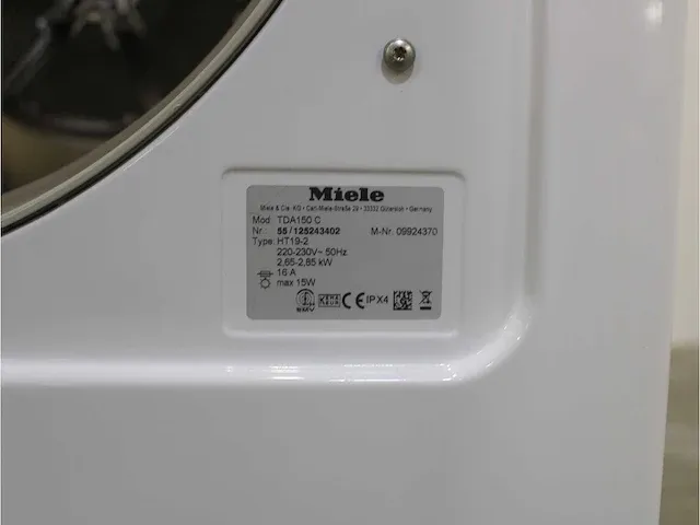 Miele w 3205 softcare system wasmachine & miele t classic droger - afbeelding 8 van  8
