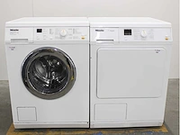 Miele w 3205 softcare system wasmachine & miele t classic wasdroger