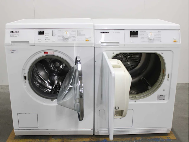 Miele w 3205 softcare system wasmachine & miele t classic wasdroger - afbeelding 2 van  8