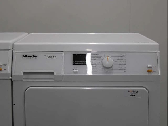 Miele w 3205 softcare system wasmachine & miele t classic wasdroger - afbeelding 6 van  8