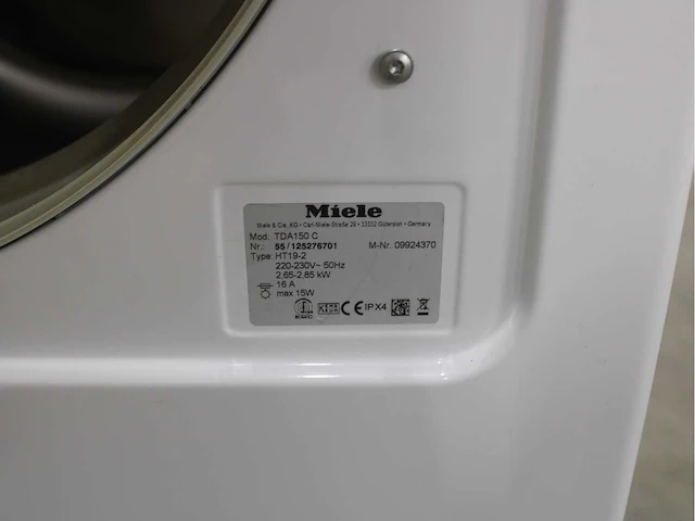 Miele w 3205 softcare system wasmachine & miele t classic wasdroger - afbeelding 8 van  8