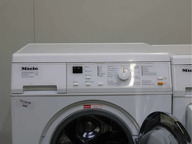 Miele w 3205 softcare system wasmachine & miele t classic wasdroger - afbeelding 2 van  7