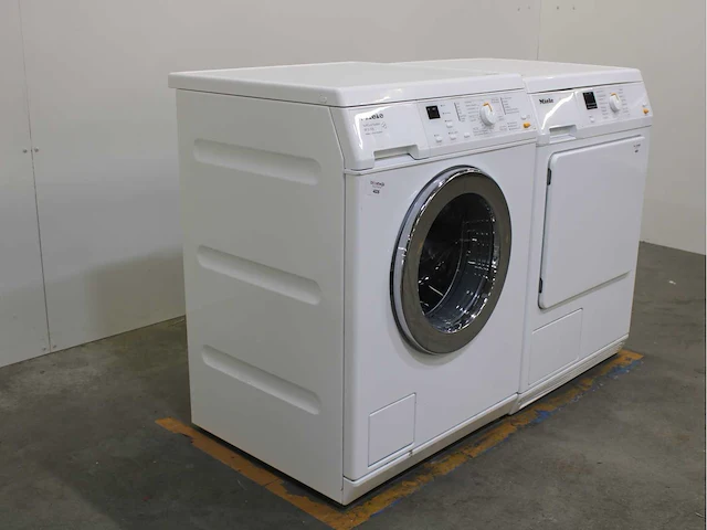Miele w 3205 softcare system wasmachine & miele t classic wasdroger - afbeelding 3 van  7