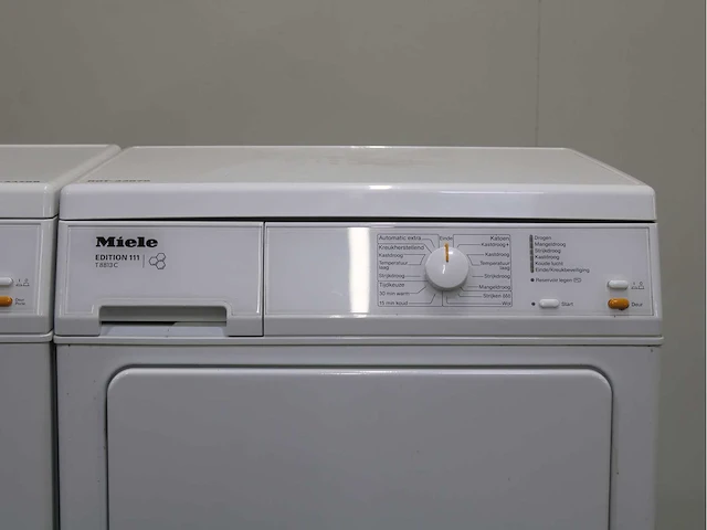 Miele w 3241 plus softtronic wasmachine & miele t 8813 c edition 111 wasdroger - afbeelding 6 van  8