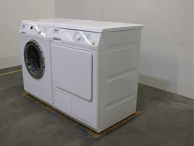 Miele w 3241 plus softtronic wasmachine & miele t 8813 c edition 111 wasdroger - afbeelding 7 van  8