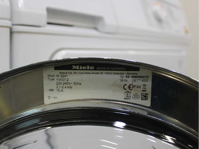 Miele w 3241 softcare system wasmachine & miele t 4263 c softcare system wasdroger - afbeelding 5 van  8