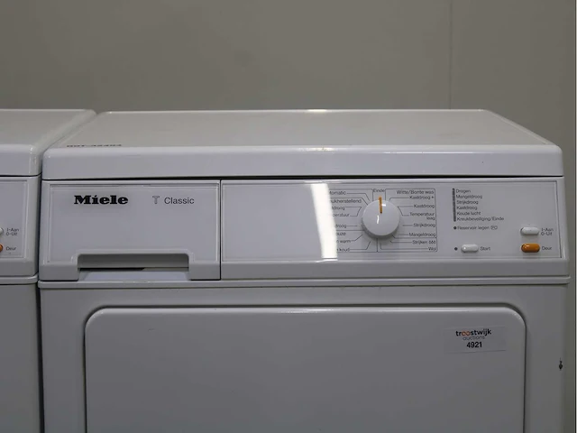 Miele w 3241 softcare system wasmachine & miele t 4263 c softcare system wasdroger - afbeelding 6 van  8