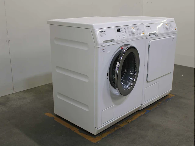 Miele w 3241 softcare system wasmachine & miele t 8403 c softcare system wasdroger - afbeelding 4 van  8