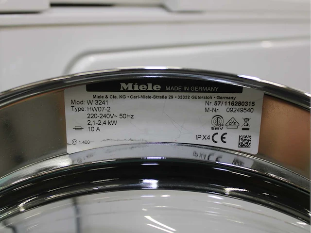 Miele w 3241 softcare system wasmachine & miele t 8403 c softcare system wasdroger - afbeelding 5 van  8