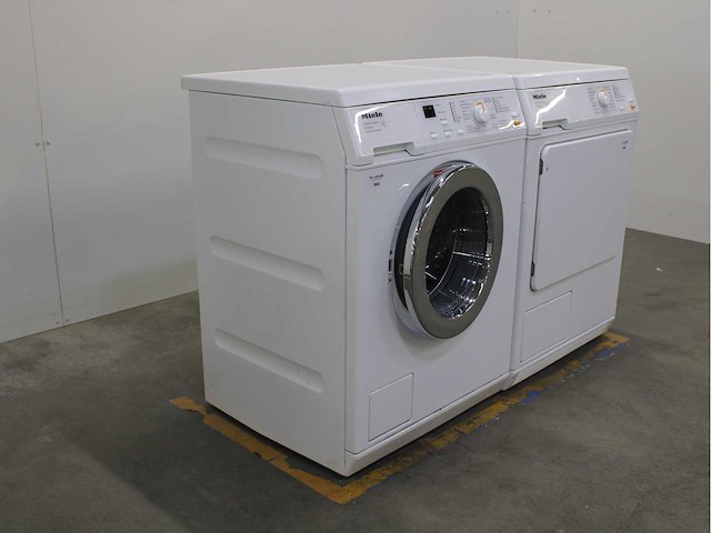 Miele w 3241 softcare system wasmachine & miele t 8403 c softcare system wasdroger - afbeelding 4 van  8