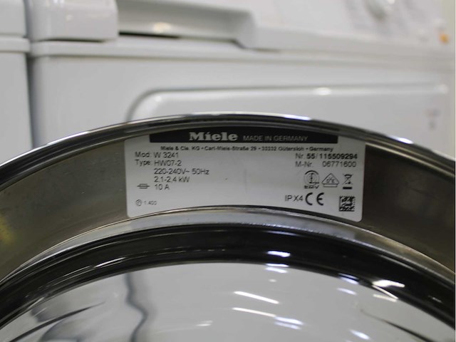 Miele w 3241 softcare system wasmachine & miele t 8403 c softcare system wasdroger - afbeelding 5 van  8