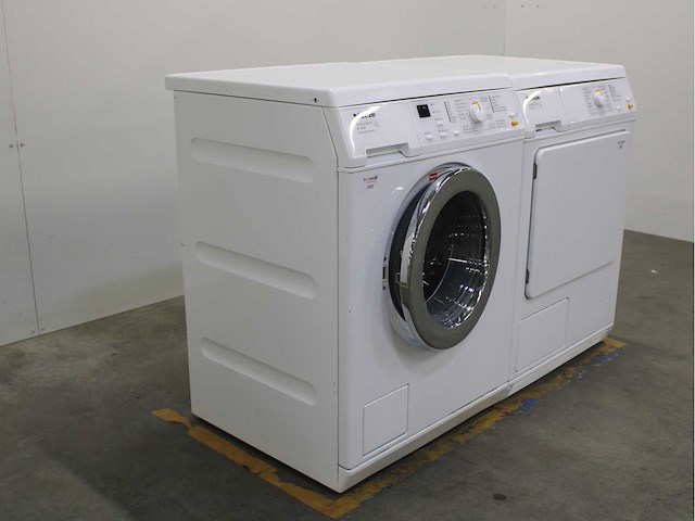 Miele w 3241 softcare system wasmachine & miele t 8403 c softcare system wasdroger - afbeelding 4 van  8