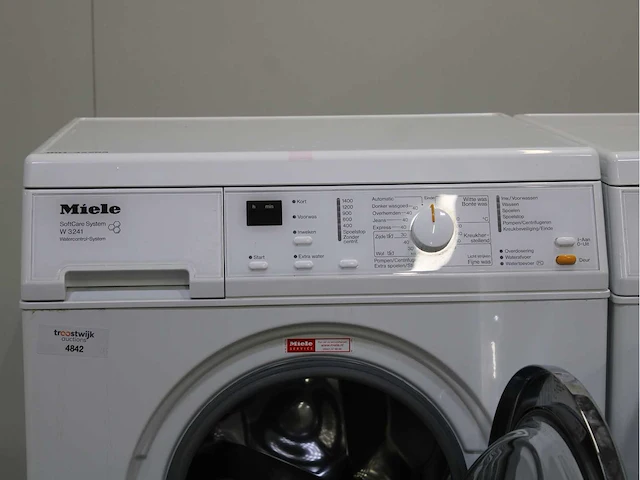 Miele w 3241 softcare system wasmachine & miele t 8803 c softcare system wasdroger - afbeelding 2 van  7