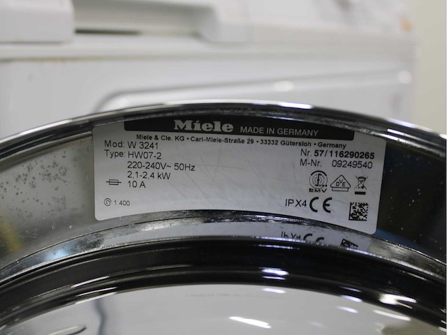 Miele w 3241 softcare system wasmachine & miele t 8803 c softcare system wasdroger - afbeelding 5 van  8