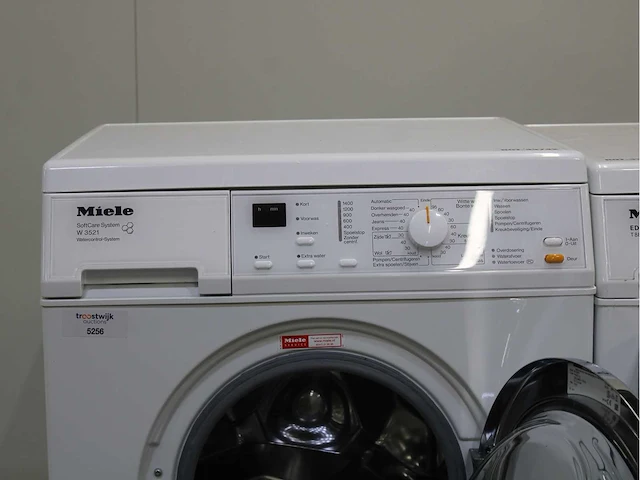 Miele w 3241 softcare system wasmachine & miele t 8813 c edition 111 wasdroger - afbeelding 3 van  8
