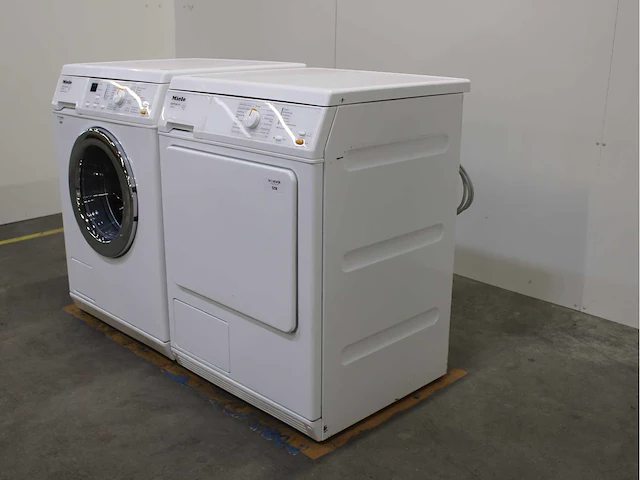 Miele w 3241 softcare system wasmachine & miele t 8813 c edition 111 wasdroger - afbeelding 7 van  8