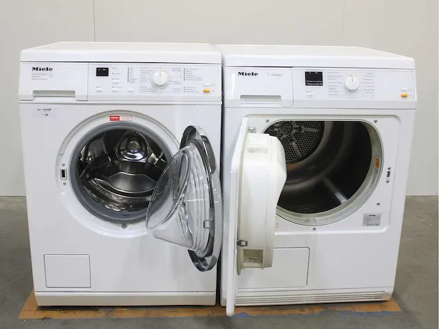 Miele w 3241 softcare system wasmachine & miele t classic droger - afbeelding 2 van  8