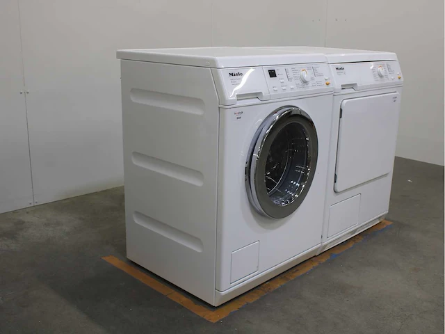 Miele w 3241 softcare system wasmachines & miele t 4263 c softcare system wasdrogers - afbeelding 4 van  8