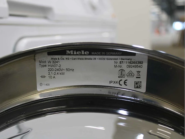 Miele w 3241 softcare system wasmachines & miele t 4263 c softcare system wasdrogers - afbeelding 5 van  8