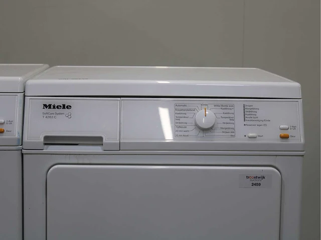 Miele w 3241 softcare system wasmachines & miele t 4263 c softcare system wasdrogers - afbeelding 6 van  8
