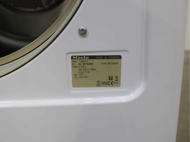 Miele w 3241 softcare system wasmachines & miele t 4263 c softcare system wasdrogers - afbeelding 8 van  8