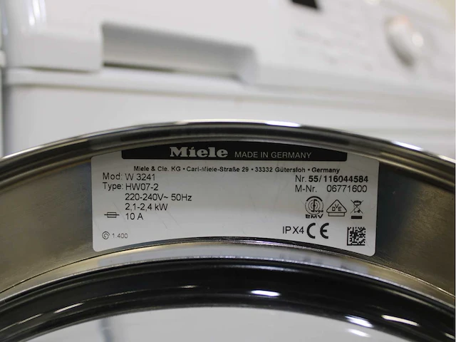 Miele w 3241 softcare system wasmachines & miele t 4463 c softcare system wasdrogers - afbeelding 5 van  8