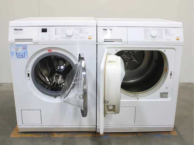 Miele w 3241 softcare system wasmachines & miele t 8803 c softcare system wasdrogers - afbeelding 2 van  8