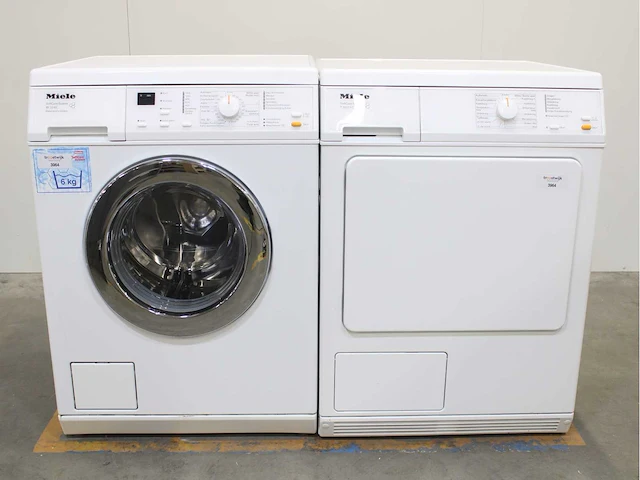 Miele w 3241 softcare system wasmachines & miele t 8803 c softcare system wasdrogers - afbeelding 1 van  8