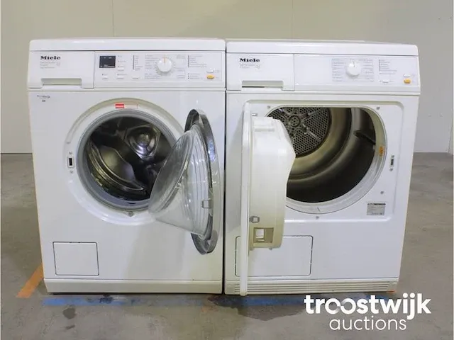 Miele w 3365 softcare system wasmachine & miele t 8403 c softcare system droger - afbeelding 2 van  8