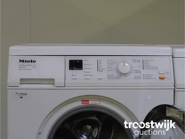 Miele w 3365 softcare system wasmachine & miele t 8403 c softcare system droger - afbeelding 3 van  8