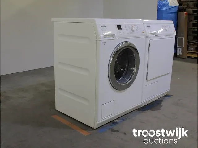 Miele w 3365 softcare system wasmachine & miele t 8403 c softcare system droger - afbeelding 4 van  8