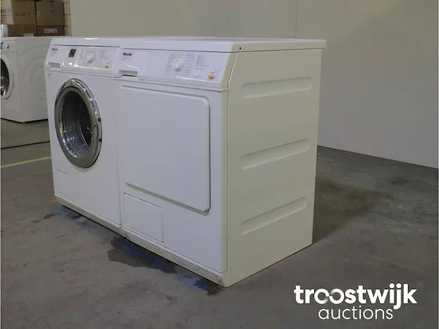 Miele w 3365 softcare system wasmachine & miele t 8403 c softcare system droger - afbeelding 7 van  8