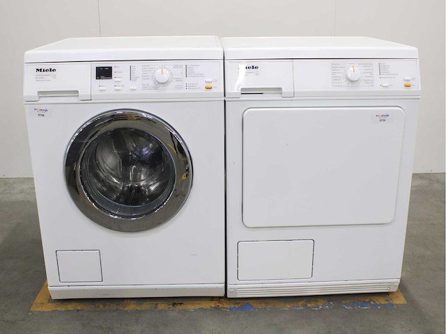 Miele w 3365 softcare system wasmachine & miele t 8403 c softcare system wasdroger - afbeelding 1 van  8