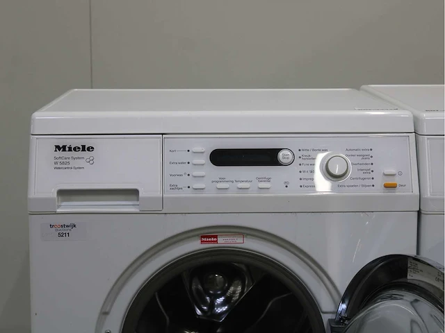 Miele w 3365 softcare system wasmachine & miele t 8827 wp softcare system ecocomfort wasdroger - afbeelding 3 van  8