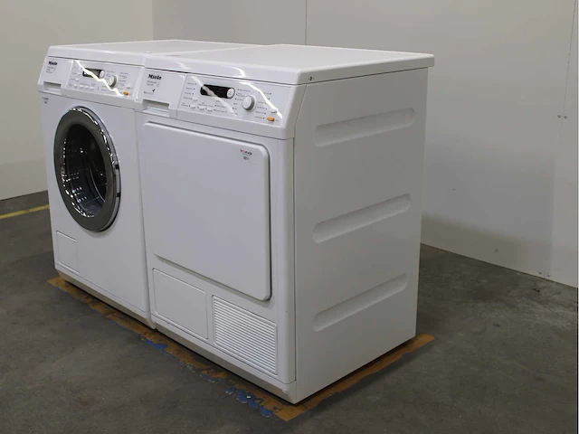 Miele w 3365 softcare system wasmachine & miele t 8827 wp softcare system ecocomfort wasdroger - afbeelding 7 van  8