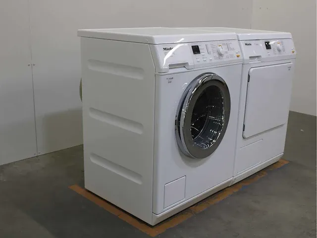 Miele w 3365 softcare system wasmachine & miele t classic droger - afbeelding 4 van  8
