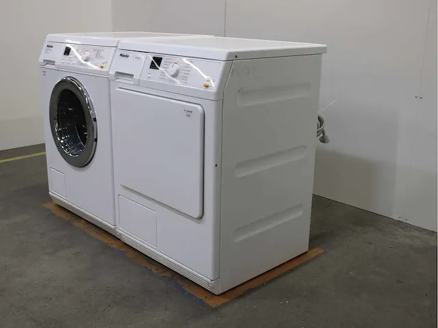 Miele w 3365 softcare system wasmachine & miele t classic droger - afbeelding 7 van  8