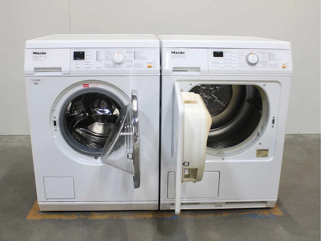 Miele w 3365 softcare system wasmachines & miele t 4463 c softtronic wasdrogers - afbeelding 2 van  8