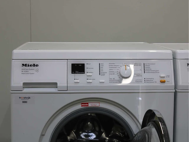Miele w 3365 softcare system wasmachines & miele t 4463 c softtronic wasdrogers - afbeelding 3 van  8