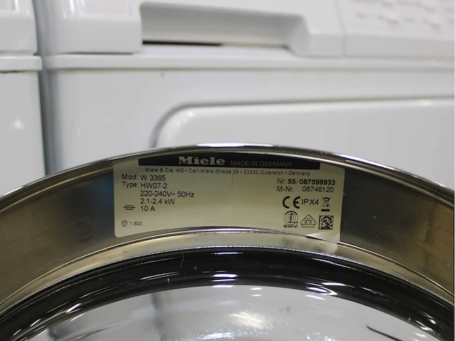 Miele w 3365 softcare system wasmachines & miele t 4463 c softtronic wasdrogers - afbeelding 5 van  8