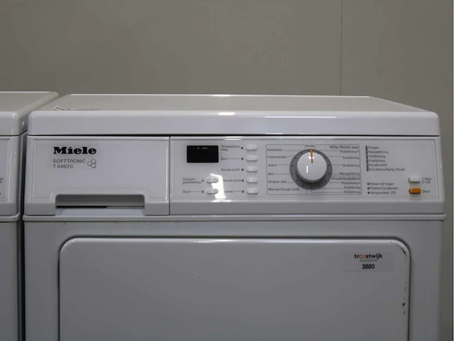 Miele w 3365 softcare system wasmachines & miele t 4463 c softtronic wasdrogers - afbeelding 6 van  8