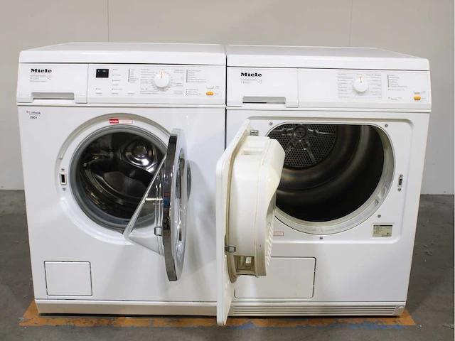 Miele w 3365 softcare system wasmachines & miele t 8403 c softcare system wasdrogers - afbeelding 2 van  8