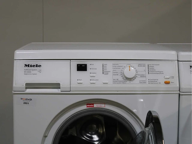 Miele w 3365 softcare system wasmachines & miele t 8403 c softcare system wasdrogers - afbeelding 3 van  8