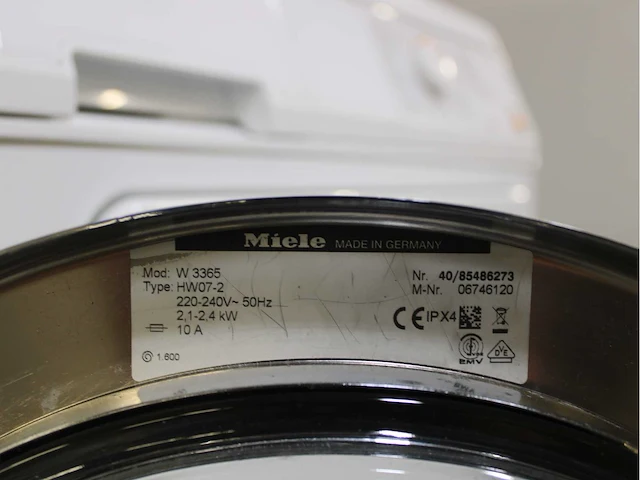 Miele w 3365 softcare system wasmachines & miele t 8403 c softcare system wasdrogers - afbeelding 5 van  8