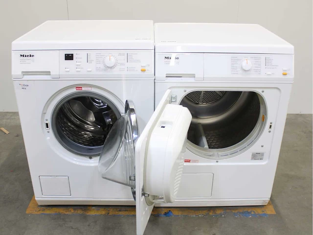 Miele w 3371 edition 111 wasmachine & miele t 8400 c softcare system wasdroger - afbeelding 2 van  8