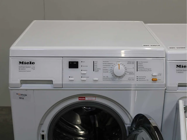 Miele w 3371 edition 111 wasmachine & miele t 8400 c softcare system wasdroger - afbeelding 3 van  8